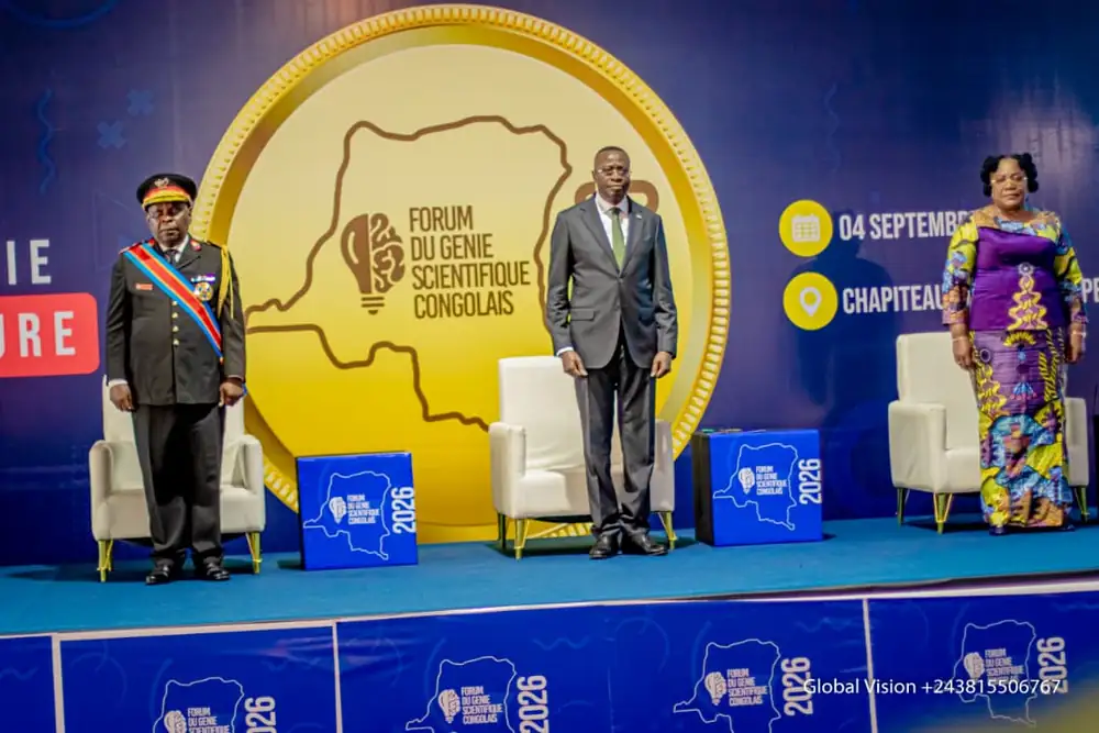 La tribune officielle du Forum du Génie Scientifique Congolais 2026